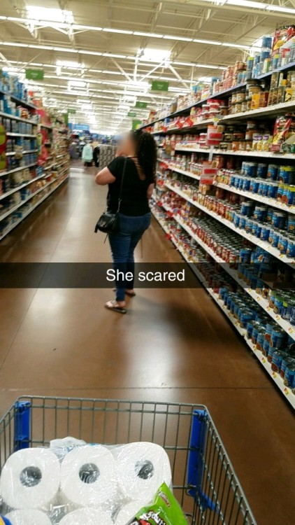 azbbwcpl: I was wrong. Snapchat fun in Walmart w @azbihotwife