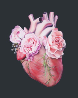 tinyartshop: Floral Heart, Trisha Thompson