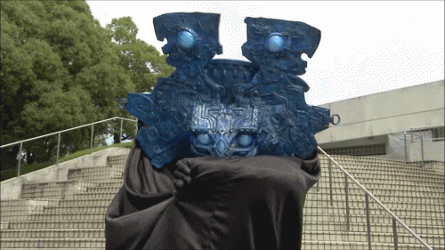 crazy-monster-design: Terror Dopant from Kamen Rider W, 2009. Designed by Katsuya Terada. This time 