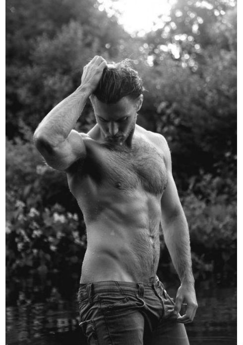 asicksickworld:  Hairy Hunk: Model Warren by Cody Kinsfather.