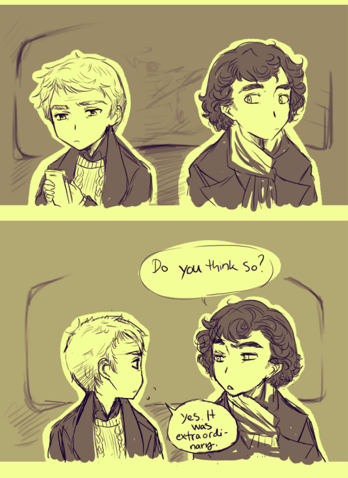 fuckyeahteenlock:  annemibumpers:  And so it happened that Sherlock fell in love with John.  Kidlock