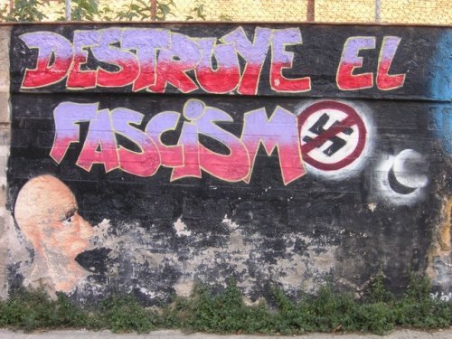‘Destroy Fascism!’Barcelona