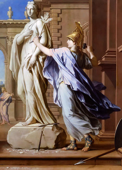 jaded-mandarin:  René-Antoine Houasse. Detail from  Minerva teaches the art of sculpture to the people of Rhodes,  1688 