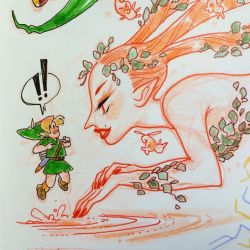 sunnysideyup:  Close up of my favorite part of my Majora’s Mask sketch page. Love the Great Fairies from Ocarina of Time and Majora’s Mask by philliplight http://ift.tt/1OcfOpV 