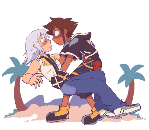 to celebrate The News, posting a bunch of my old kh art (most from when i was playing through for th