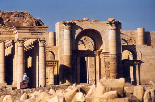 Temple ruins at Hatra, Iraq