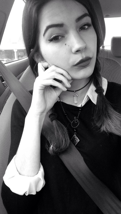 Happy halloweeny eve from Wednesday Addams