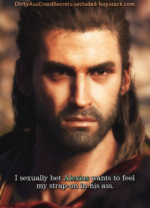 ‘I sexually bet Alexios wants to feel my strap-on in his ass.’