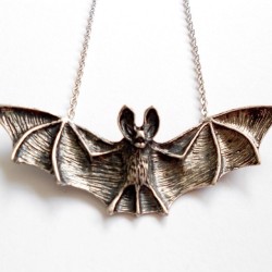 empty-casket:  Bat necklace - Back in stock