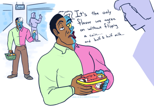 alicechrosnyart: Two Face Tuesday Didn’t want to wait for the 22nd, so have these Harvey drawings now 