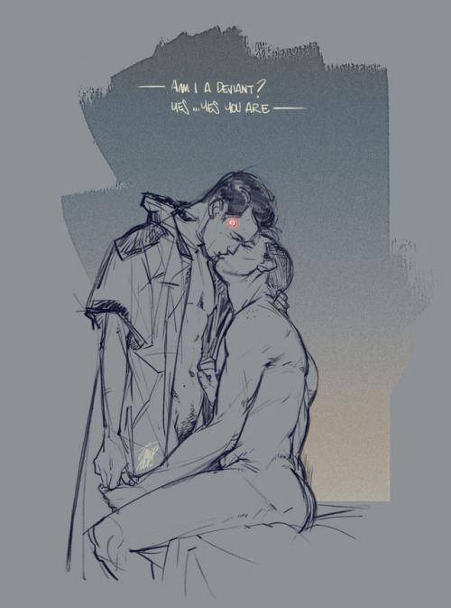 lecherousportmanteau: RK1k *I ship it* ♥Closeup: Twitter / Patreon / Ko-Fi