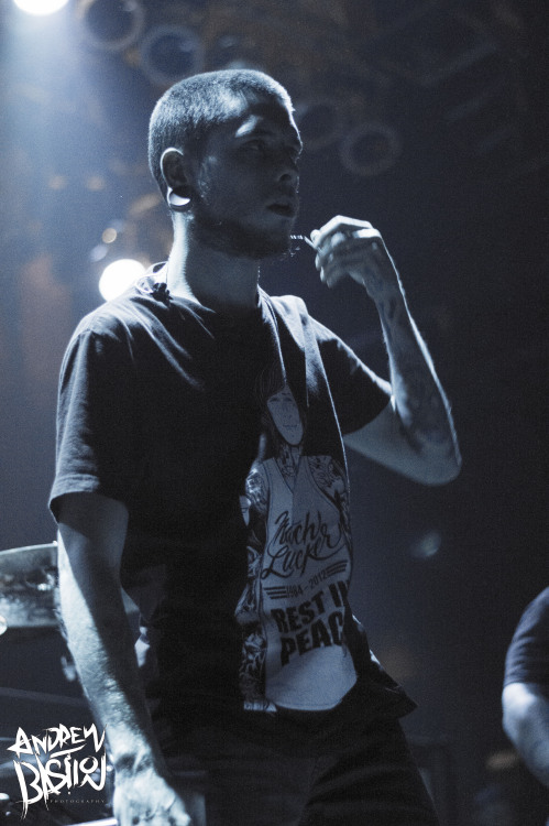 andrewbastion: Phil Bozeman of Whitechapel performing at the House Of Blues in Cleveland. Representi