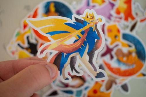 retrogamingblog - Pokemon Sword & Shield Stickers made by...