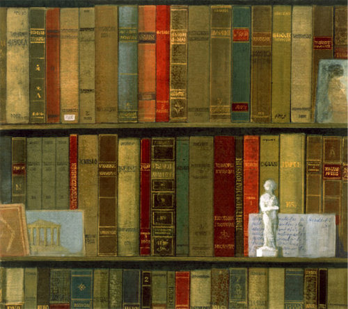 Books  -   Lluis ‘Luis’ Marsans, 1991.Catalan, 1930-2015Mixed media on cardboard