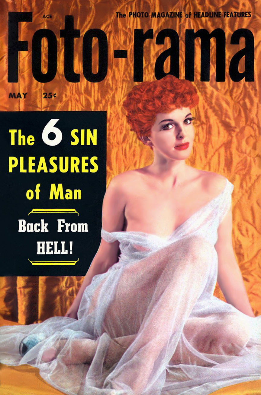 Marcia Edgington Appears on the cover to the May ‘54 issue (Vol.2-No.3) of ‘FOTO-RAMA’