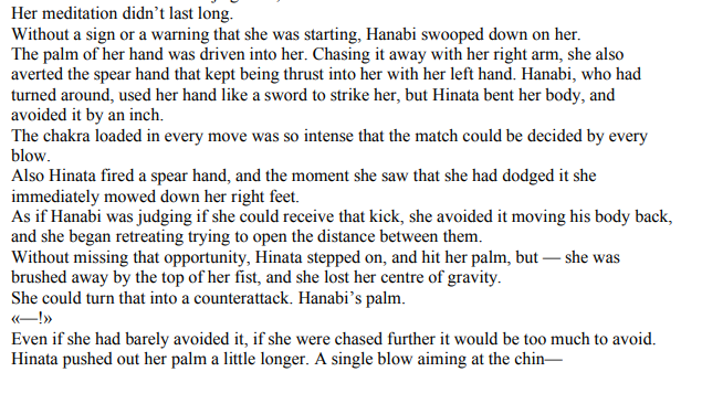 Isadora 🍌🐸🎄 on X: + em uma luta com Hanabi no clã Hyūga. Apesar de se  esforçar muito durante o combate, o Jōgan dele não se manifesta. Sem saber  que Naruto tinha