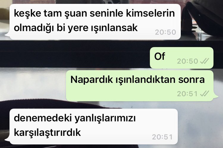 keşke tam şuan seninle...