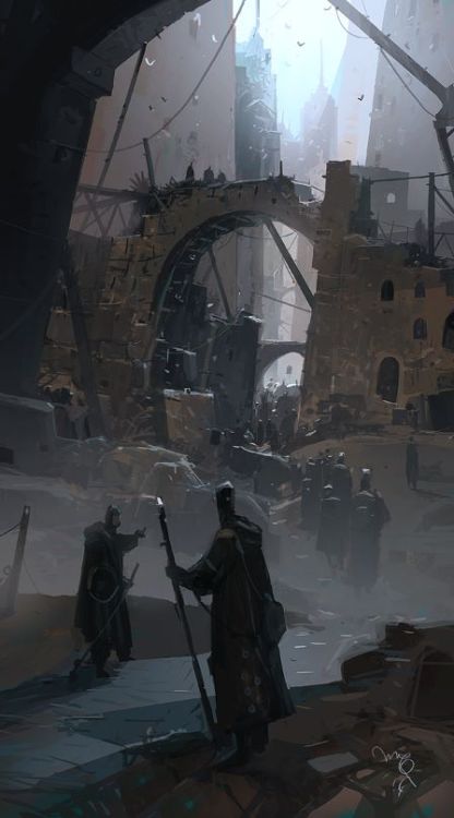 &lsquo;West Gate&rsquo; by Ian Mcque.(via Ian Mcque)