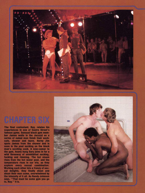 From FLASHBACKS (1981) Models are (top) Ray Peters &amp; Randy Johnson (bottom) Gary Coon, Art W