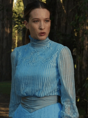 wardrobeoftime: Costumes + Once Upon A Time in WonderlandAlice’s blue blouse and skirt in Epis