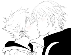 vani-e: ｋｉｓｓ practicing kisses with