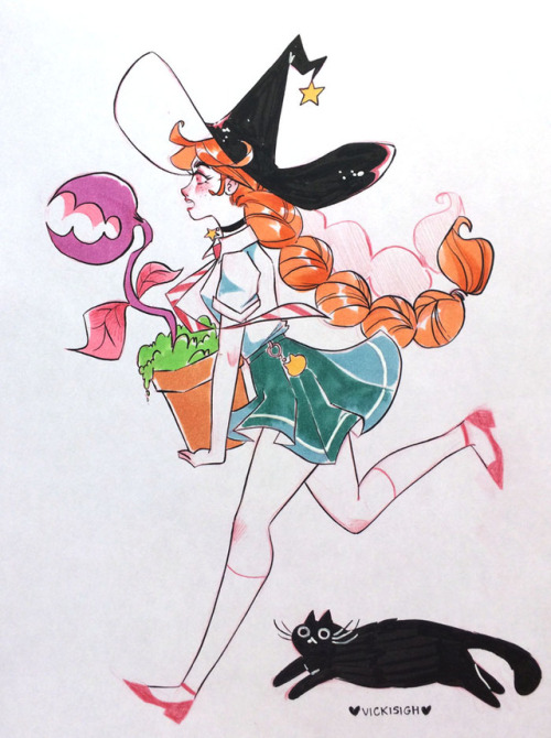 vickisigh: Last week of Inktober 2017! Thanks so much for joining me on this journey and for all your support! <3   Twitter | Instagram | Patreon | Store    