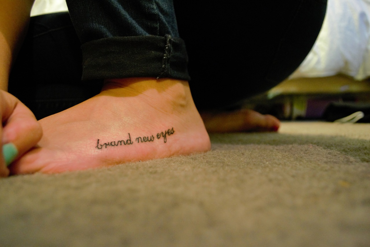 Paramore Inspired Tattoos My Brand New Eyes Tattoo Paramore Has Been In