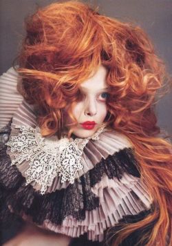 parasoli:  tanya dziahileva by mert and marcus for pop magazine,fall 2006 in “hell’s angels”.