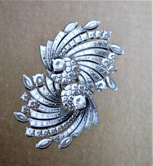 Photos of Original  1940s hand rendered Costume Jewelry Illustrations.  Illustrator unknow