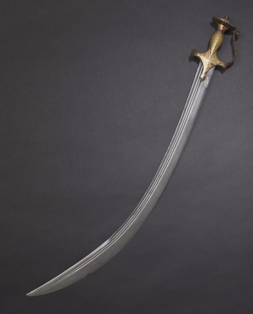 victoriansword: Tulwar, Northern India, 18th Century With curved, slightly broadening and channelled