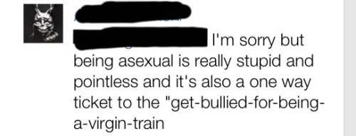 rykos133: If you think aro and ace people aren’t part of the queer community please get your ass awa