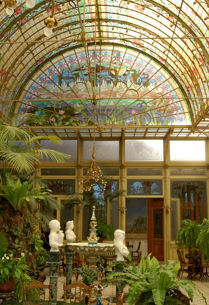 walzerjahrhundert:  Art Nouveau Architecture in Belgium: Wintertuin (winter garden)