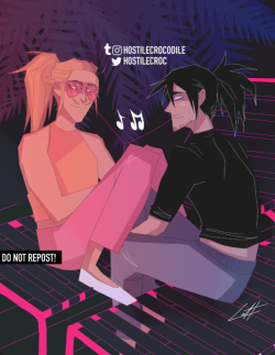 hostilecrocodile:Some casual Erasermic! Mic keeps changing the song but Aizawa couldn’t care less. 💛💛💛