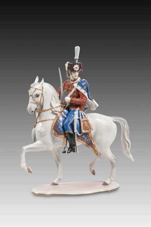 themedusa88: ALLACH PORCELAIN FACTORY Leib-Garde Husar Officer