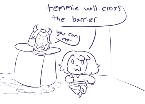 amalgarn:boiin response to the temmie au