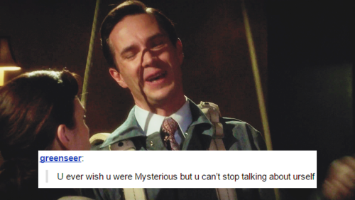 shirleyjacksons:  agent carter + text posts, part III 