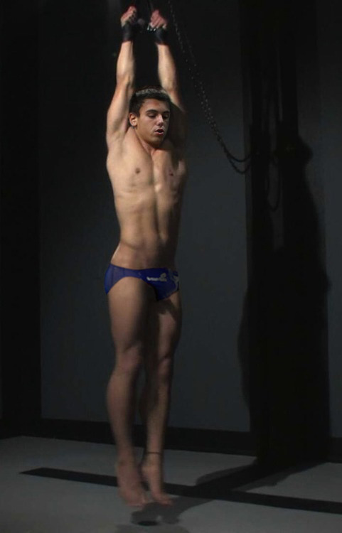torturedboy:  Strip him and start whipping him hard 