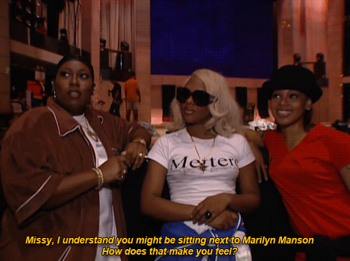 queensofrap:Missy’s reaction in the first gif tells you everything you need to know
