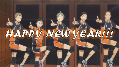 psycho-alchemist: Happy New Year from the Karasuno boys! 