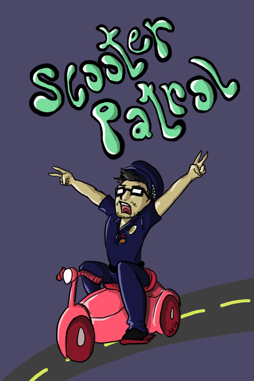 mochytea:  SCOOTER PATROL (x) 