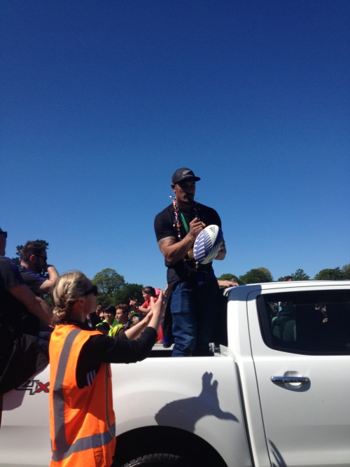 All Blacks Parade in Christchurch