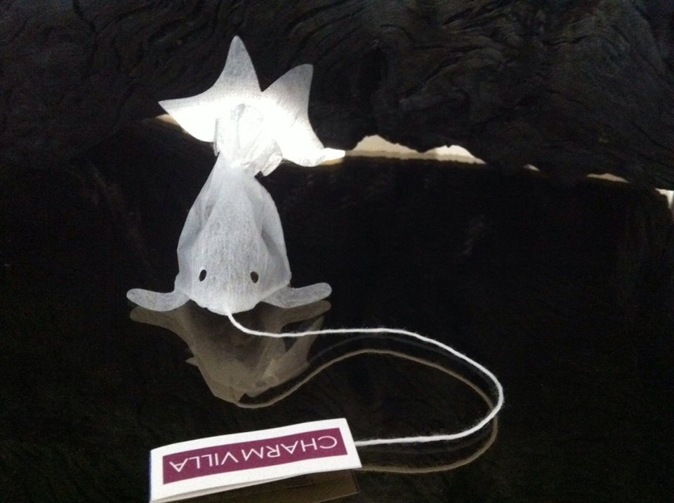 ibrokemyheart:  legendofstormfall:  cappucano:  lustik:  Goldfish Tea Bag - Charm