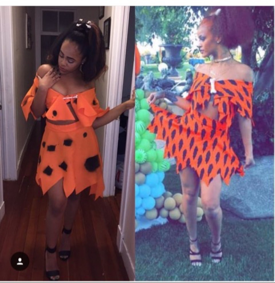 hellyeahrihannafenty:  Rihanna inspired Halloween costumes
