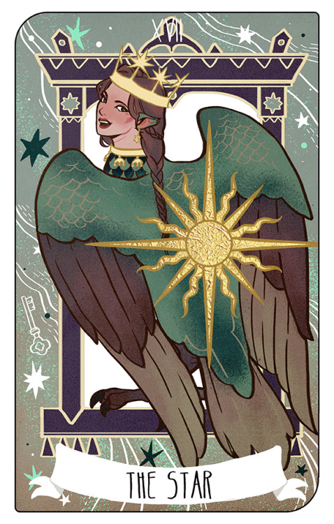 my new project “Forgotten legends tarot”.THE STAR&hellip;and more things in my insta