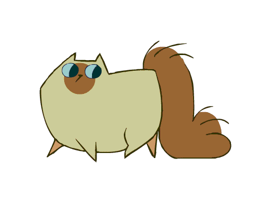 nattypants:  Cleaned up my silly cat animation! 