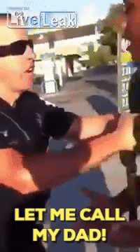 the-real-eye-to-see:    Video Shows Cop’s Intense Struggle With Teen After He Was Stopped for Jaywalking     The Facebook user who posted the video, Finesse King Vahan, wrote in the video description that the incident took place by Hoover High School