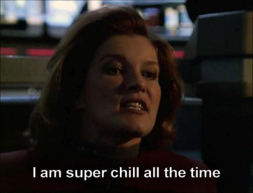 starshipvoyeur:Kathryn Janeway is definitely a descendant of Leslie Knope. I mean, Pawnee is even pl