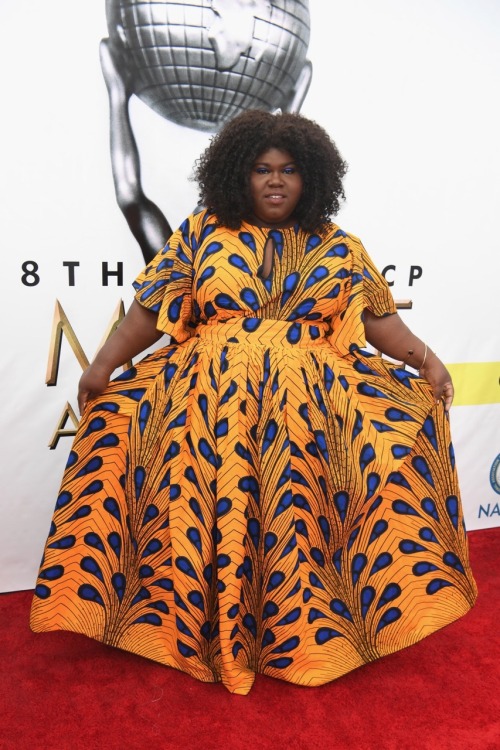 minim-calibre:feministfangirl:messy-elliot:Gabourey Sidibe attends the 48th NAACP Image Awards.This 