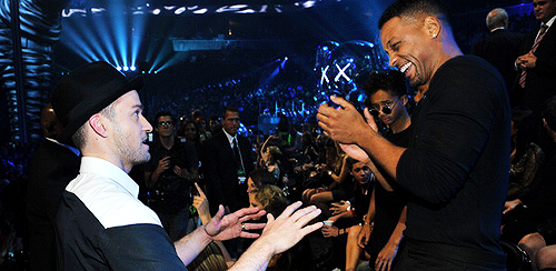 feyminism-blog:  Justin Timberlake and Will Smith at the 2013 MTV Video Music Awards  