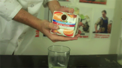 chillaxemurderer: ofmiceandmenstration:  lameboob:  onlylolgifs:  You’ve Been Pouring Juice Wrong  what the fuck  NO HOLD THE FUCK UPI TRIED THIS THIS MORNING AND YOU KNOW WHAT HAPPENEDNOT THISTHERE WAS NO BEAUTIFULLY FLOWING RIVER OF ALMOND MILK GOING